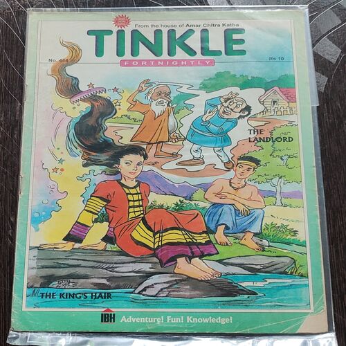 Tinkle Fortnightly No. 444 . ( THE LANDLORD & THE KING'S HAIR ) ACK .