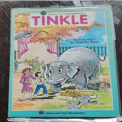 Tinkle Fortnightly No. 461 . ( TANTRI THE MANTRI NO FOOD FOR RAMU ) ACK .