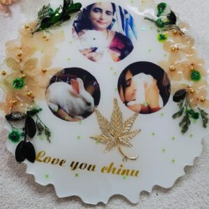 8 inch customise resin photo frame with Stand