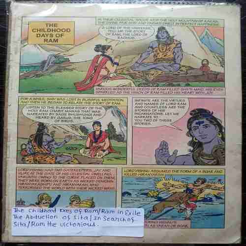 The Childhood Day Of Ram / Ramin Exile /The Abduction of Sita /In Search of sita /Ram The Victorious