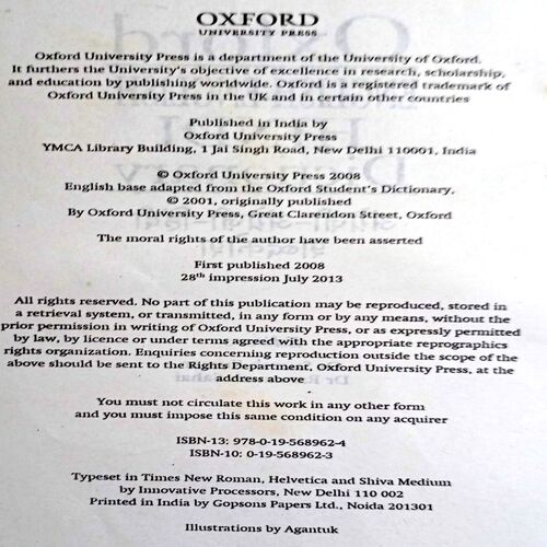 Oxford English-English- Hindi