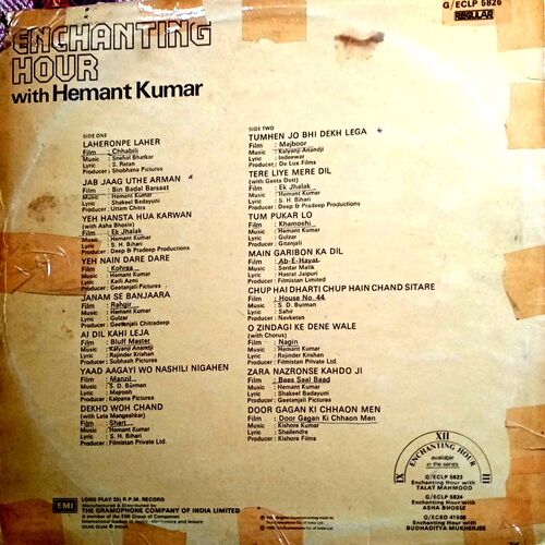 Enchanting Hour With Hemant Kumar
