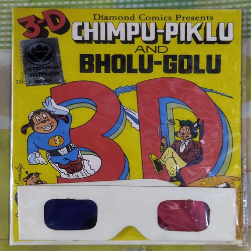 3-D Chimpu-Piklu And Bholu-Golu