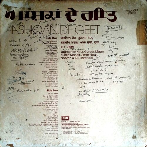 Aashiqan De Geet