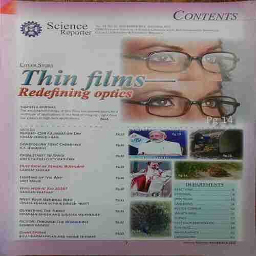 Science Reporter (November 2016)