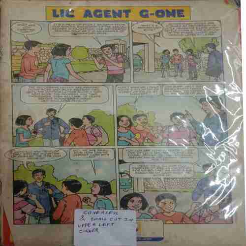 LIC Agent G-One (Coverless And Small Cut In Upper Left Corner)