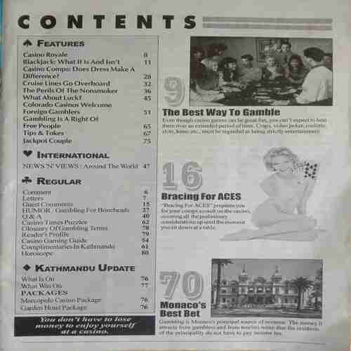 Casino Times ( July 1998 )