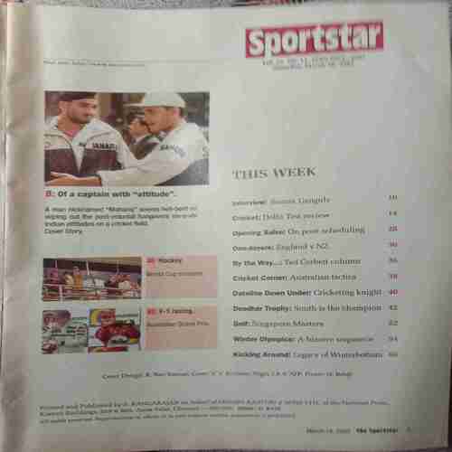 Sportstar (Saturday, March 16, 2002)