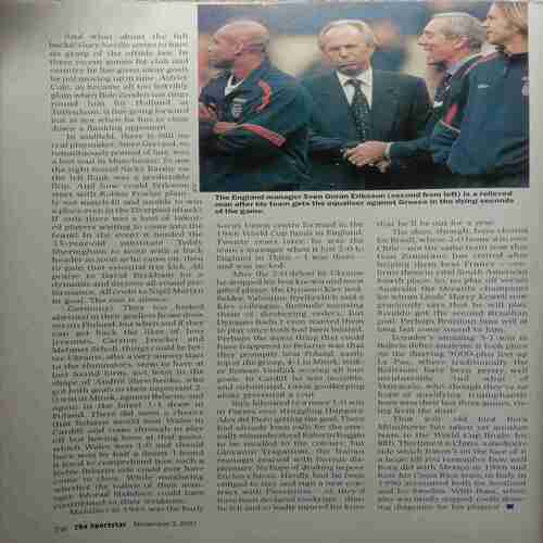 Sportstar (Saturday, November 3, 2001)