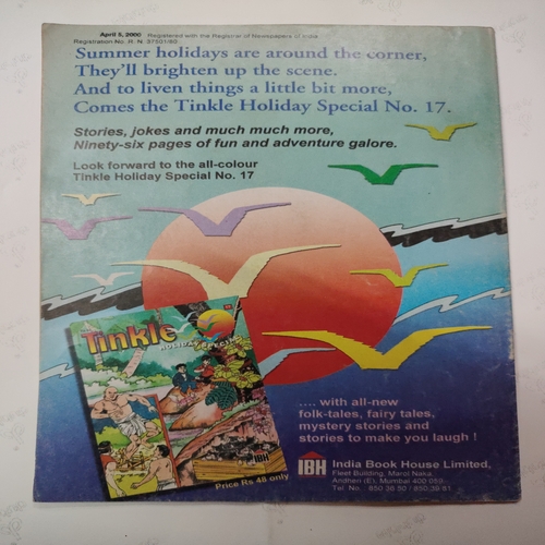 Tinkle Fortnightly No.439 . ( The Mystery Of The Missing Fish And King Of The Jungle ) .