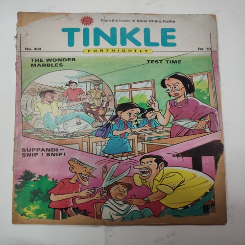 Tinkle Fortnightly No.439 . ( The Mystery Of The Missing Fish And King Of The Jungle ) .
