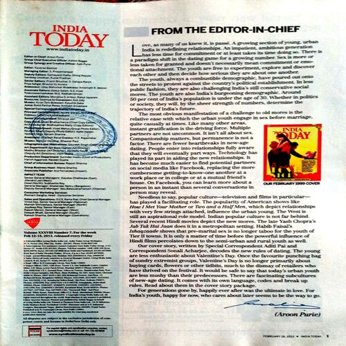 India Today  (15 Feb 2013)