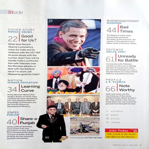 India Today (2 Feb 2009)
