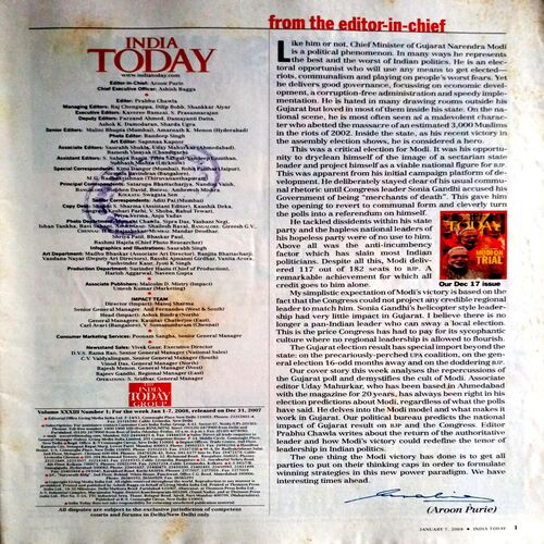 India Today (7 Jan 2008)