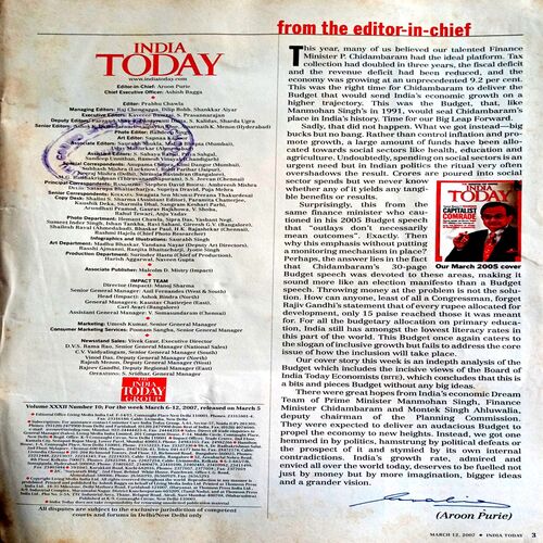 India Today (22 March 2007)