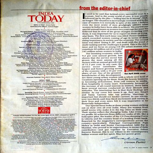 India Today (16 April 2007)