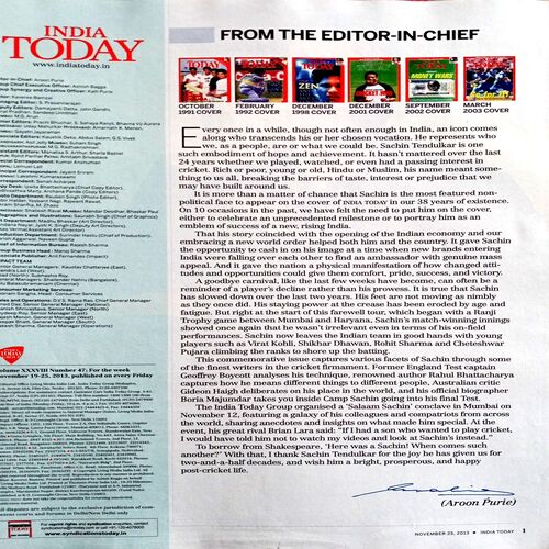 India Today  25 Nov 2013)