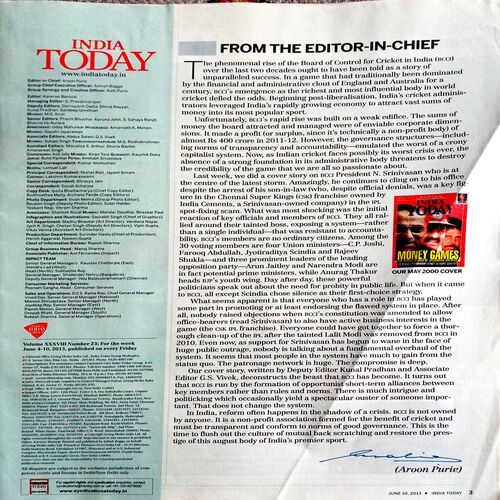 India Today  (10 June 2013)