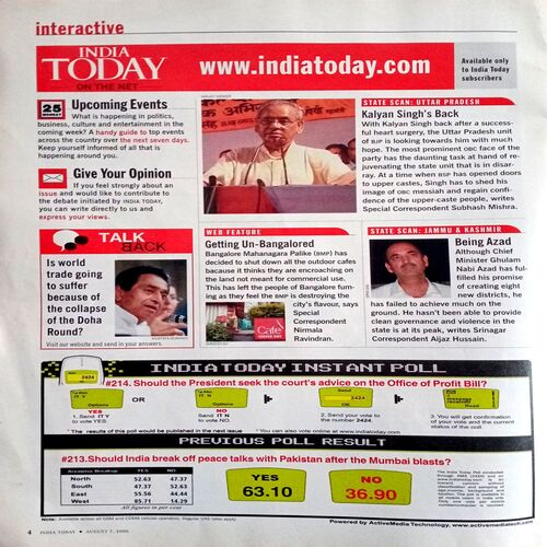 India Today (7 Aug 2006)