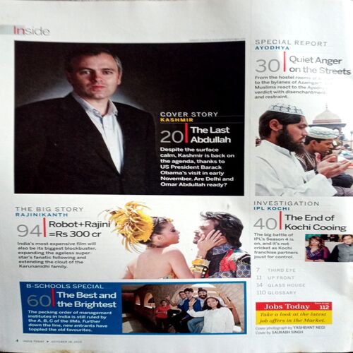 India Today (18 Oct 2010)