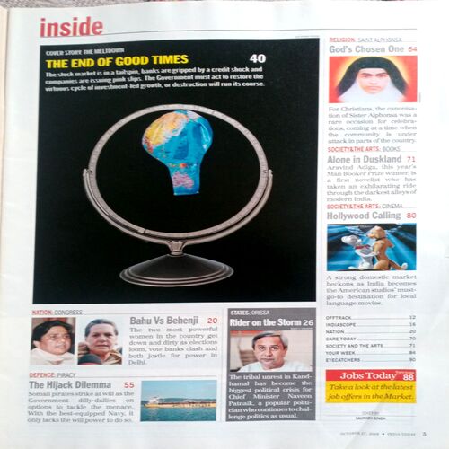 India Today (27 Oct  2008)