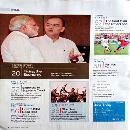 India Today (7 Aug 2014)