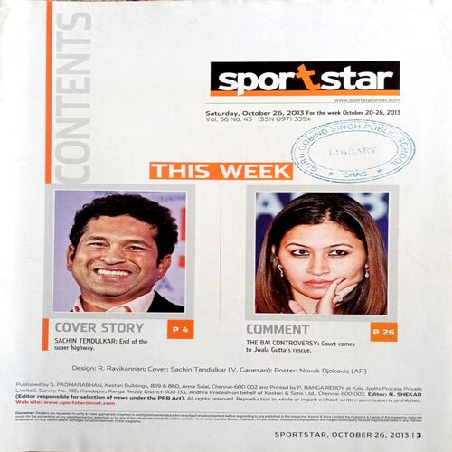 Sportstar (26 Oct 2013)