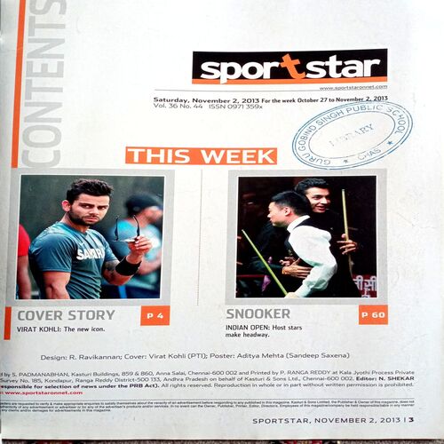 Sportstar (2 Nov 2013)