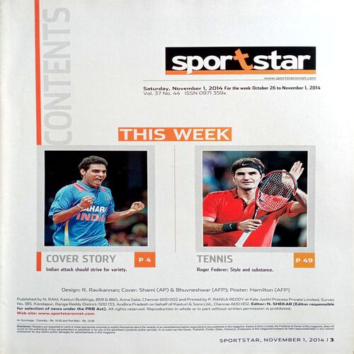 Sportstar (1 Nov 2014)