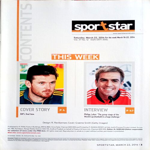 Sportstar (22 March 2014)