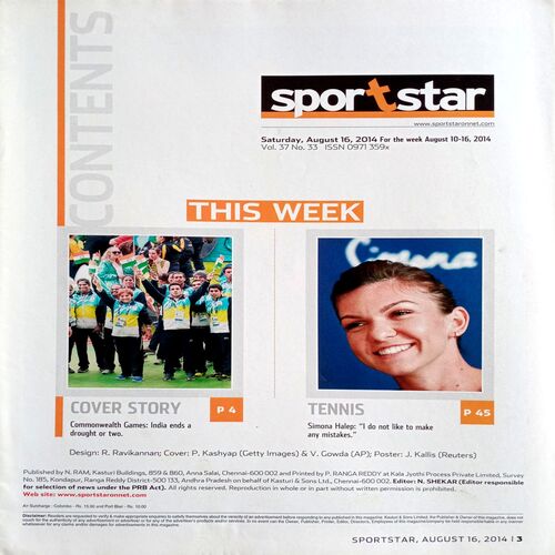Sportstar (16 Aug 2014)