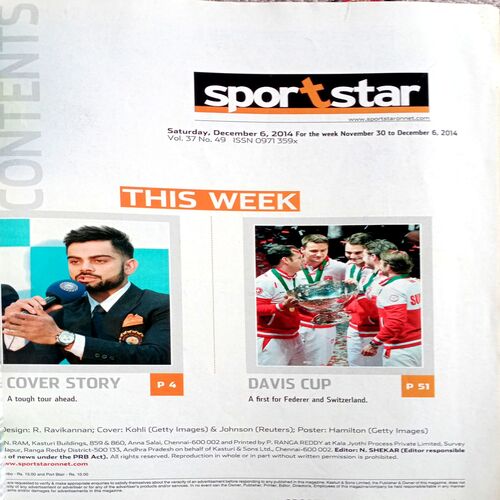 Sportstar (6 Dec 2014)