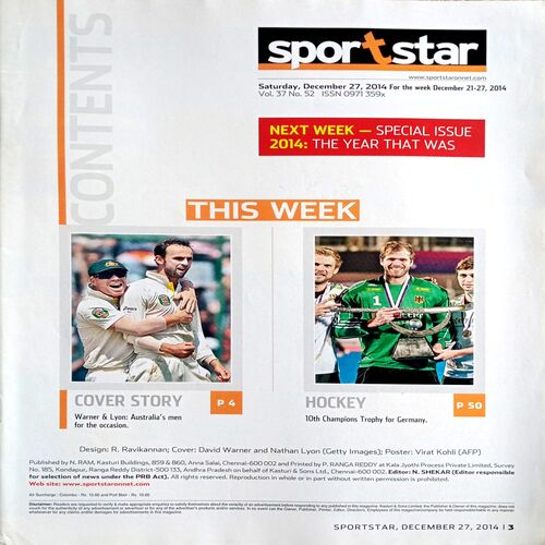 Sportstar (27 Dec 2014)