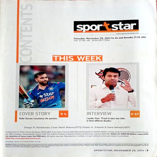 Sportstar (29 Sept 2014)