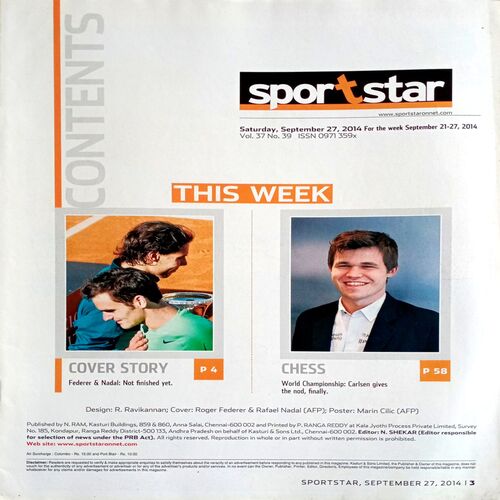 Sportstar (27 Sept 2014)