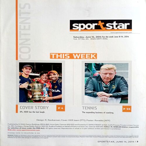 Sportstar (14 June 2014)