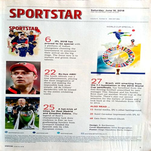 Sportstar (16 June 2018)