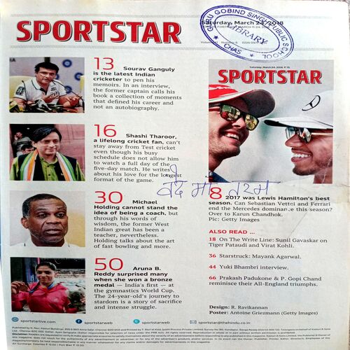 Sportstar (24 March 2018)
