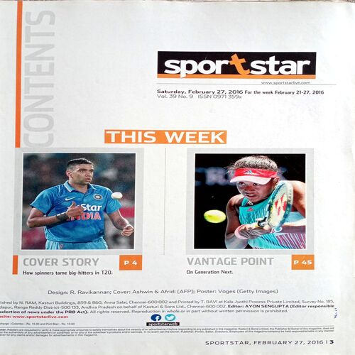 Sportstar (27 Feb 2016)