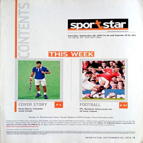 Sportstar (26 Sept  2015)