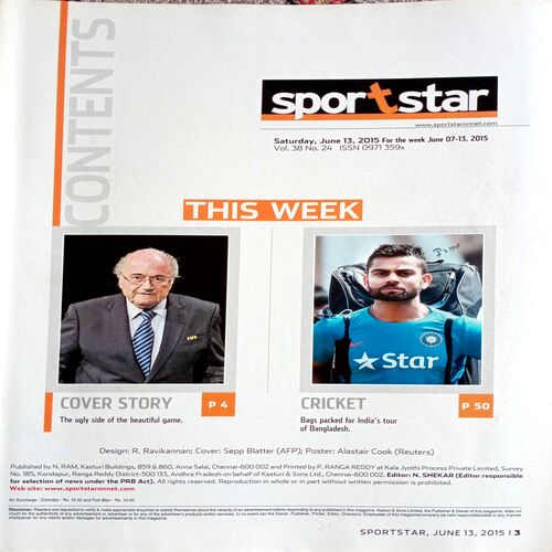 Sportstar (13 June  2015)