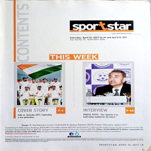 Sportstar (15 April 2017)