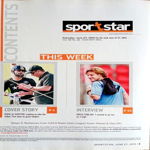 Sportstar (27 June  2015)