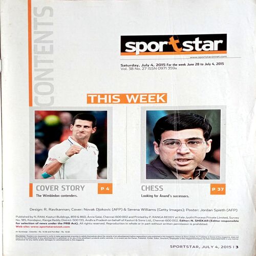 Sportstar (4 July 2015)