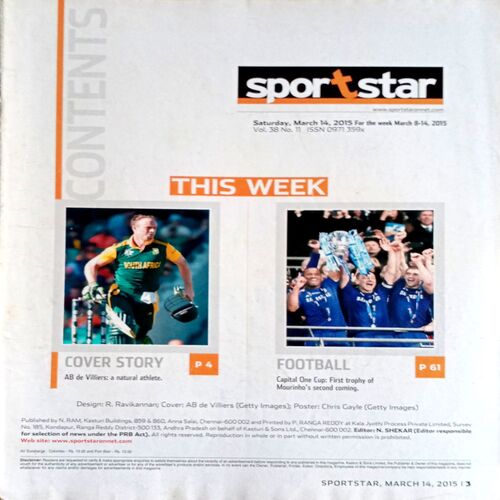 Sportstar (14 March 2015)
