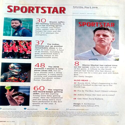 Sportstar (5 May 2018)