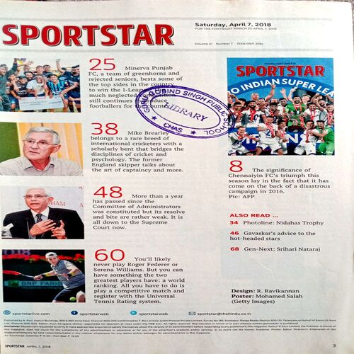Sportstar (7 April 2018)