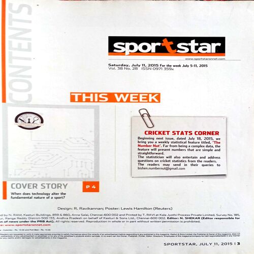 Sportstar (11 July 2015)