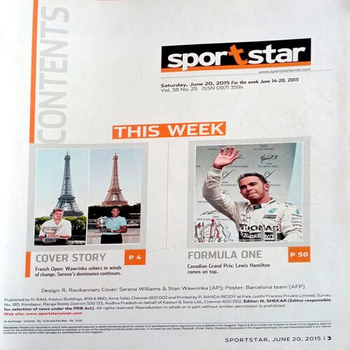 Sportstar (20 June 2015)