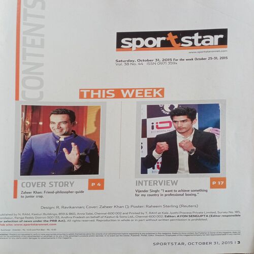 Sportstar (31 Oct 2015)
